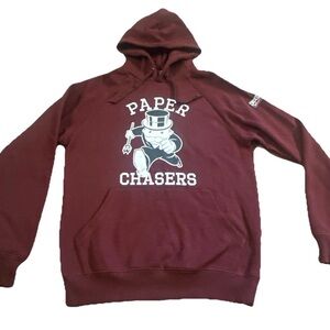 Mr Moneybags PAPER CHASER Sweater Hoodie CROOKS & CASTLES x MONOPOLY Burgundy SM